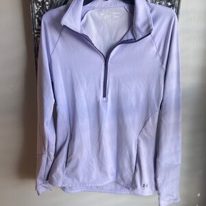 Under Armour Women's Lavender Quarter-Zip Sweatshirt
